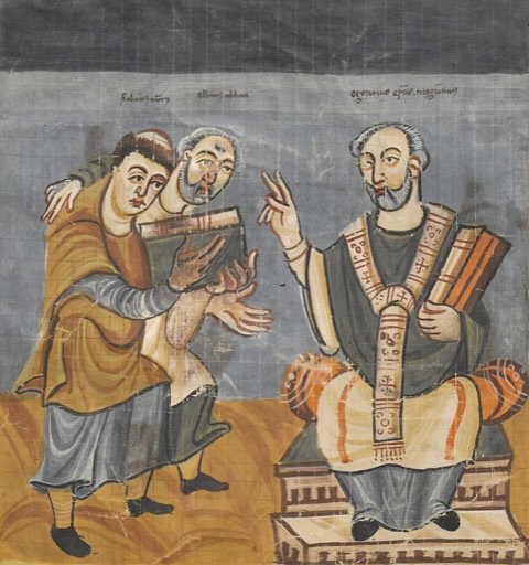 Depiction of Alcuin