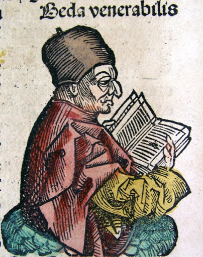 Depiction of Bede
