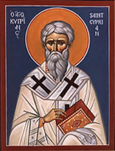 Depiction of Cyprian