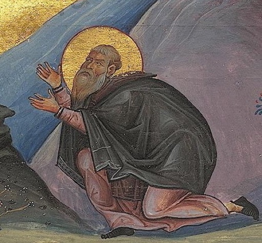 Icon of St Hilarion the Great