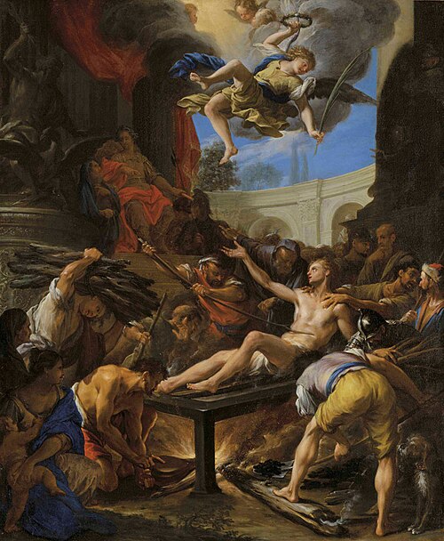 Icon of St Lawrence of Rome