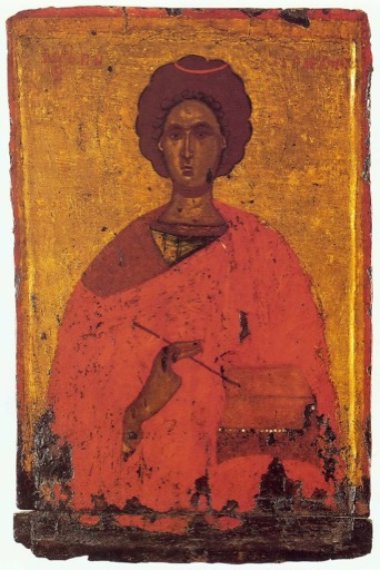 Icon of Greatmartyr and Healer Panteleimon