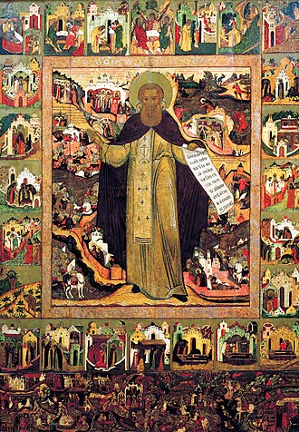 Icon of St Sergius of Radonezh