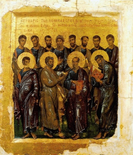 Icon of Synaxis of the Twelve Apostles